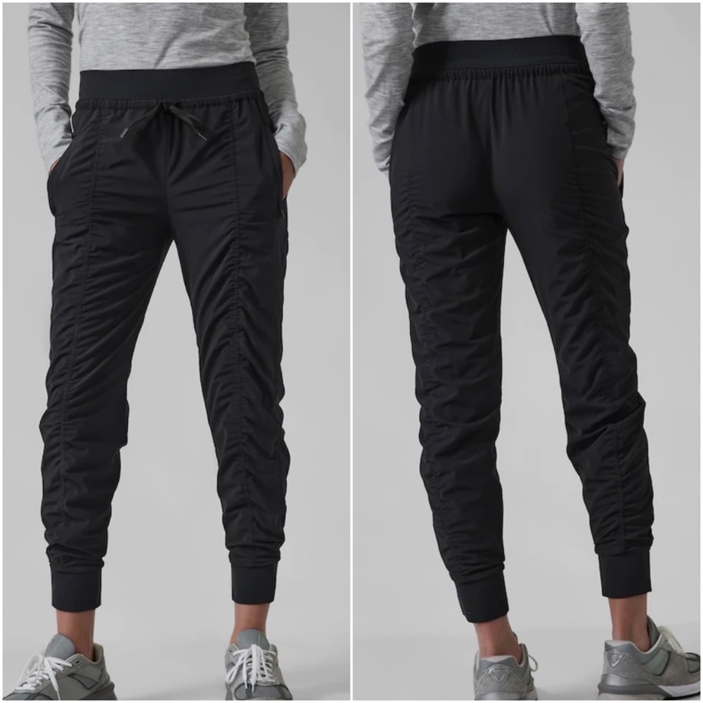 Athleta attitude II lined pants in black size 12 Tall